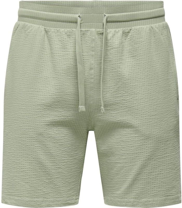 Only & Sons - Korte Broek - Seagrass - Katoen/Elastaan