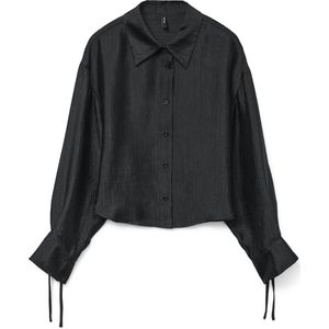 Vero Moda - Blouse - Zwart - 97% Polyester 3% Elastaan