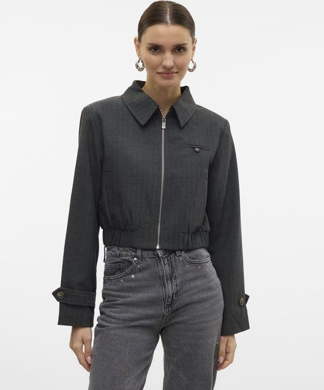 Vero Moda Bomber Jacket - Antraciet voor Dames