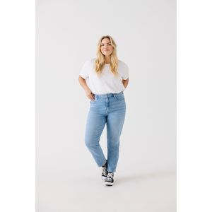 ONLY CARMAKOMA - Straight Fit Jeans - Blauw - Denim - Curvy Pasvorm