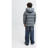 Jack & Jones - Junior - Gewatteerde Jas - Grijs - Warm Gevoerd