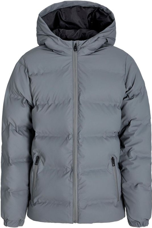 Jack & Jones - Junior - Gewatteerde Jas - Grijs - Warm Gevoerd