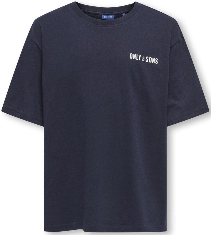 ONLY & SONS - OSJARTSY LIFE SS OVS B. PRINTED TEE JRS - T-shirt - Night Sky