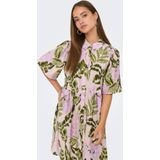 JDY - Jurk - Groen - Geweven Stof - Korte Mouwen - Regular Fit