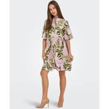 JDY - Jurk - Groen - Geweven Stof - Korte Mouwen - Regular Fit