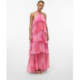 Vmfelicia - Lange Jurk - Maxi Lengte - Feestjurk - Halternek - Mouwloos