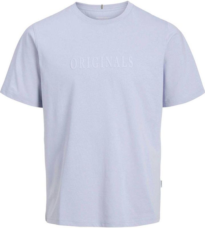 JACK & JONES JUNIOR - T-shirt - Lichtblauw - 100% Katoen