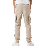 NAME IT - Cargo Broek - Camel Kleur - Katoen