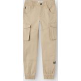 NAME IT - Cargo Broek - Kastanje Kleur - Katoen
