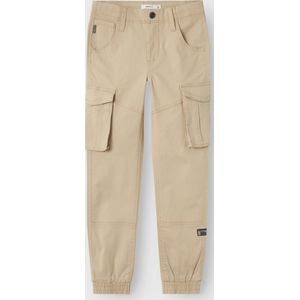NAME IT - Cargo Broek - Kastanje Kleur - Katoen