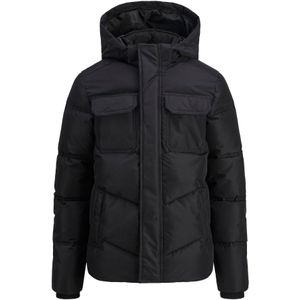 Jack & Jones - Junior Tussenjas - Zwart - Gewatteerde Jas