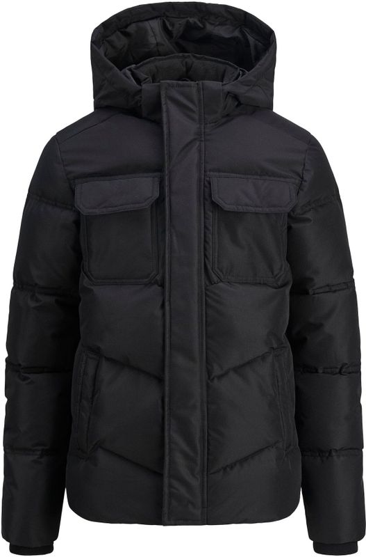 Jack & Jones - Junior Tussenjas - Zwart - Gewatteerde Jas