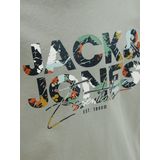 JACK & JONES - T-shirt - Blauw - Jersey - Korte Mouwen