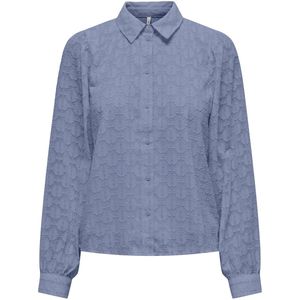 Only - Onlnadine - Blouse - Rafblauw - 100% Polyester