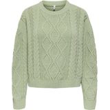 Onlelly - Gebreide Pullover - O-hals - Lange Mouwen - Regular Fit