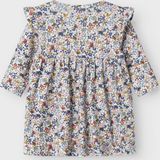 Print Jurk - All-over Print - Lange Mouwen - Ribgebreid - Regular Fit