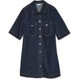 VERO MODA - VMFENJA - Denim Jurk - Mini - Dames - 2/4 Mouwen