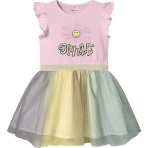Name It - Nmfarnina Happy Ss Tulle Dress - Ballerina - 104