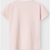 NAME IT Shirt 'NMFALDA BARBIE'  lichtgroen / aubergine / rosa / wit