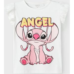NAME IT - NMFASBIRI STITCH - T-shirt - Wit