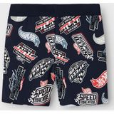 Hot Wheels - Korte Broek - All-Over Print - Jersey - Verstelbare Taille