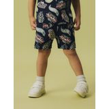 Hot Wheels - Korte Broek - All-Over Print - Jersey - Verstelbare Taille