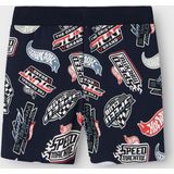 Hot Wheels - Korte Broek - All-Over Print - Jersey - Verstelbare Taille