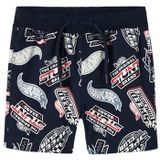 Hot Wheels - Korte Broek - All-Over Print - Jersey - Verstelbare Taille