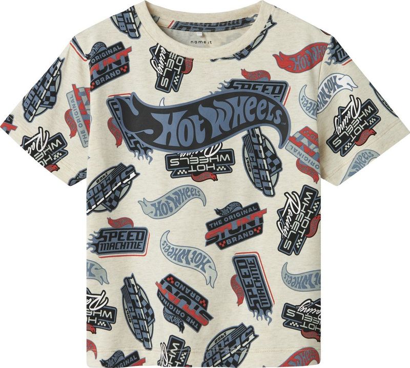 Hot Wheels - T-shirt - Zwart - Jersey - All-Over Print