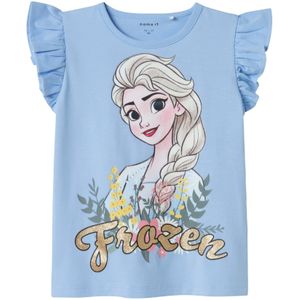 Disney - Frozen - T-shirt - Multicolor - Jersey - Ronde Hals - Korte Mouwen