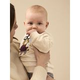 Sweater - Motiefprint - Sweatstof - Geribbelde Kraag - Lange Mouwen