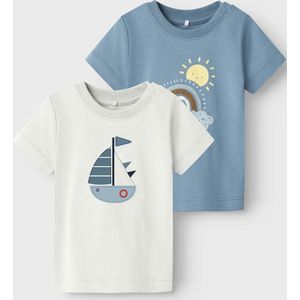 Spring Lake - Shirt - Cloud Dancer - Jersey - Katoen