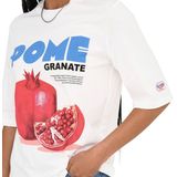 Only - Onlphoebe SS Top - Off-white - 100% Katoen