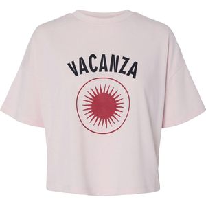 PIECES Dames Pcchilli Summer 2/4 Loose Print Sweat Bc, Pink-a-boo, M