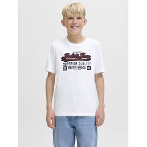 JACK & JONES Junior - T-shirt - Blauw - Jersey