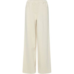 PIECES - Curve - Wide Leg Broek - Ecru - Regular Waist