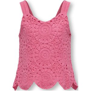 KIDS ONLY GIRL - Top - Mouwloos - Gehaakte Details - Katoen en Acryl