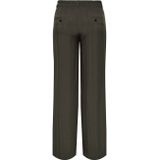 ONLY - ONLMATEO - Wide Leg Broek - Groen - Regular Waist