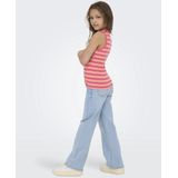 Only - KOGkenya - Top - Roze - Katoen - Gestreept