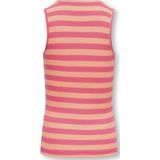 Only - KOGkenya - Top - Roze - Katoen - Gestreept