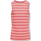 Only - KOGkenya - Top - Roze - Katoen - Gestreept