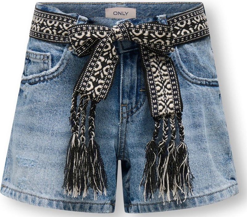 KIDS ONLY GIRL - Denim Shorts - Medium Blue - 100% Katoen