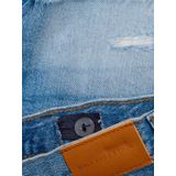 Only - KMGRobyn - Mini Jeans - Blauw Denim - 5-pocket-style - Ripped