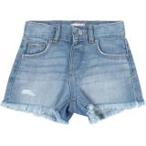 Only - KMGRobyn - Mini Jeans - Blauw Denim - 5-pocket-style - Ripped
