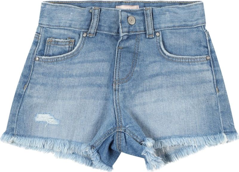Only - KMGRobyn - Mini Jeans - Blauw Denim - 5-pocket-style - Ripped