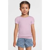 T-shirt - Gestreept - Ribgebreid - Biologisch Katoen - Regular Fit