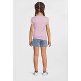 T-shirt - Gestreept - Ribgebreid - Biologisch Katoen - Regular Fit