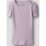 T-shirt - Gestreept - Ribgebreid - Biologisch Katoen - Regular Fit