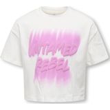 T-shirt - Dierenprint - Croptop-stijl - Kinderen