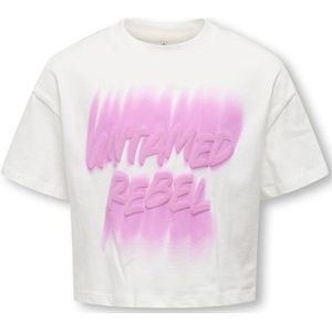 T-shirt - Dierenprint - Croptop-stijl - Kinderen